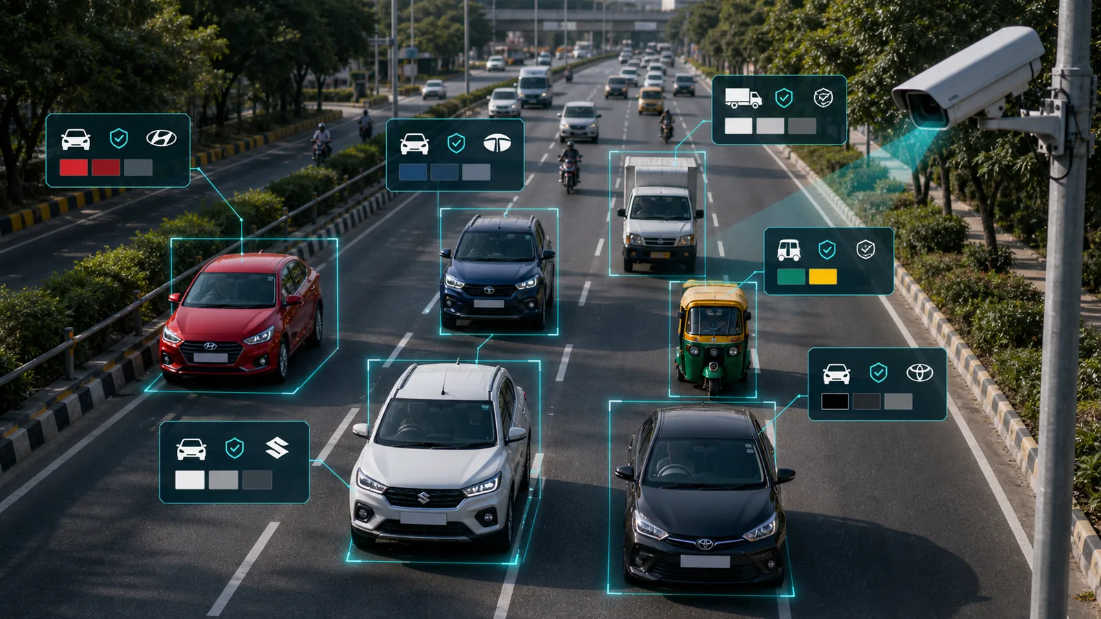 Vehicle Attribute Detection (Colour, Brand)