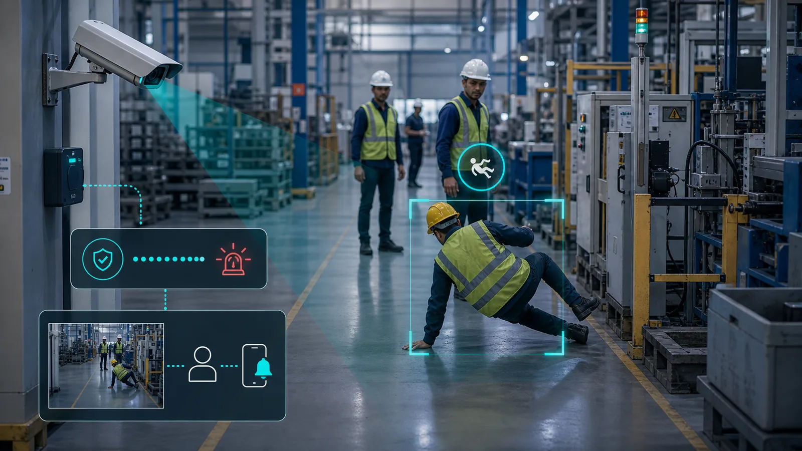 Worker Fall Detection